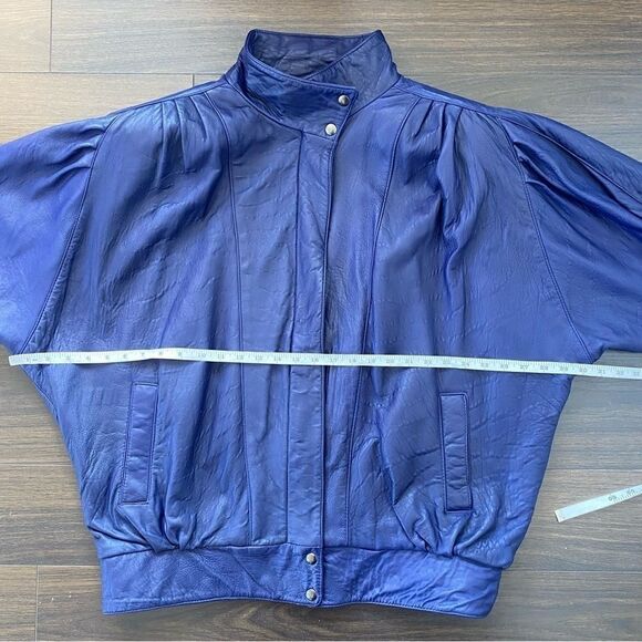 COSA NOVA | Vintage Leather Bomber Jacket - Picture 13 of 16